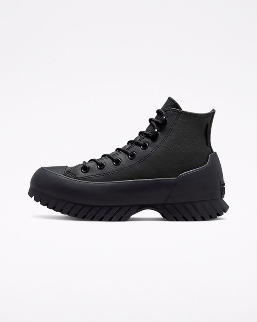 Men's Converse Chuck Taylor All Star Lugged Winter 2.0 High Top Shoes Black | AU 38619D